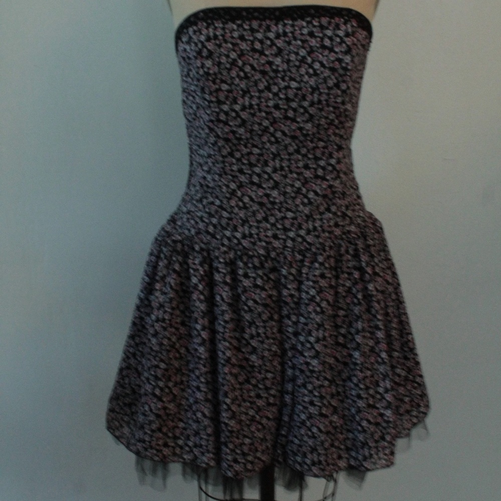 1980’s Jessica McClintock Party Dress with Built In Petticoat